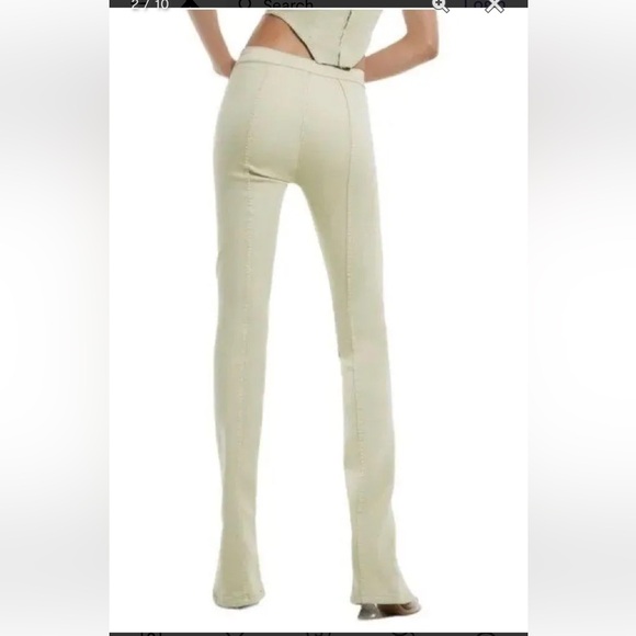 NWT Zara high rise split skinny - Picture 3 of 6